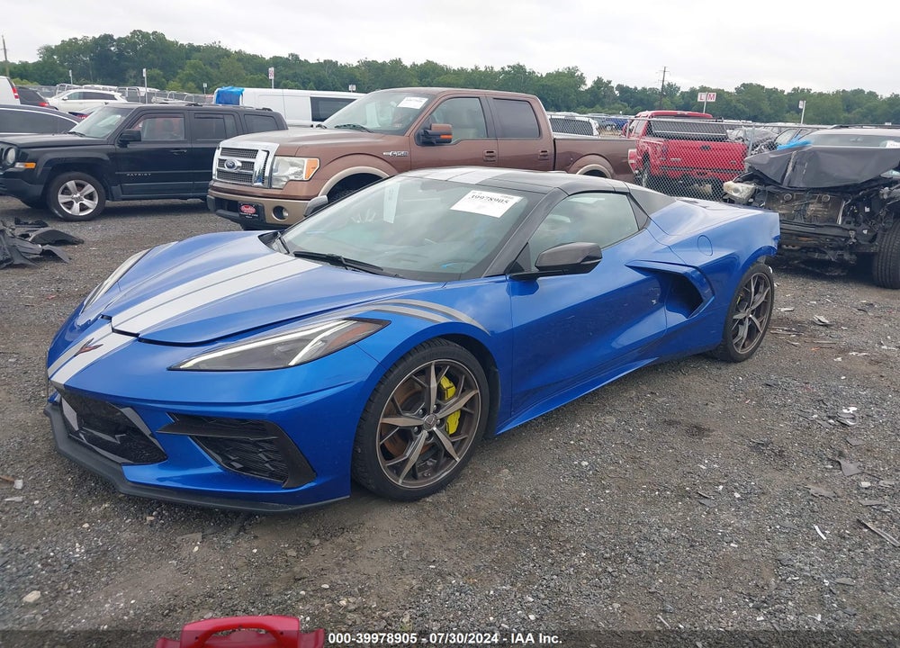 2021 CHEVROLET CORVETTE STINGRAY VIN: 1G1YC3D48M5117366
