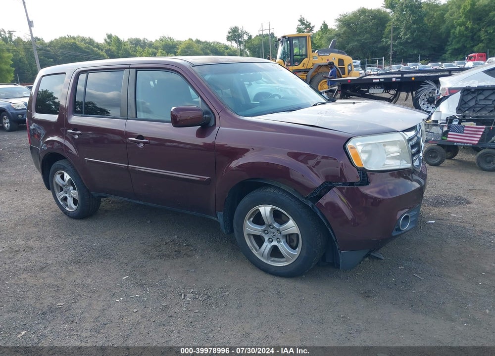 2014 HONDA PILOT EX-L VIN: 5FNYF4H55EB055657