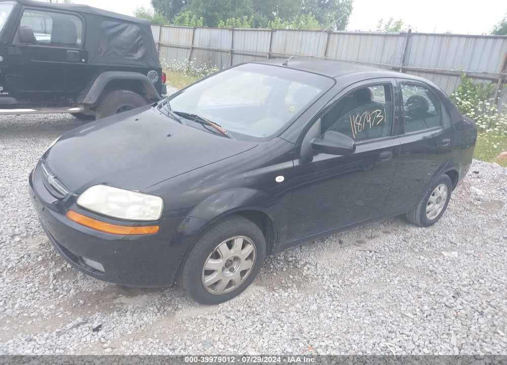 2005 CHEVROLET AVEO LT VIN: KL1TG526X5B413392