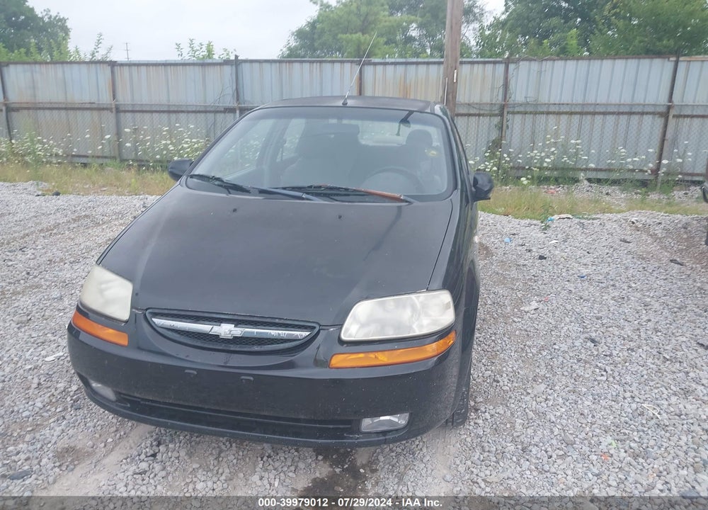 2005 CHEVROLET AVEO LT VIN: KL1TG526X5B413392