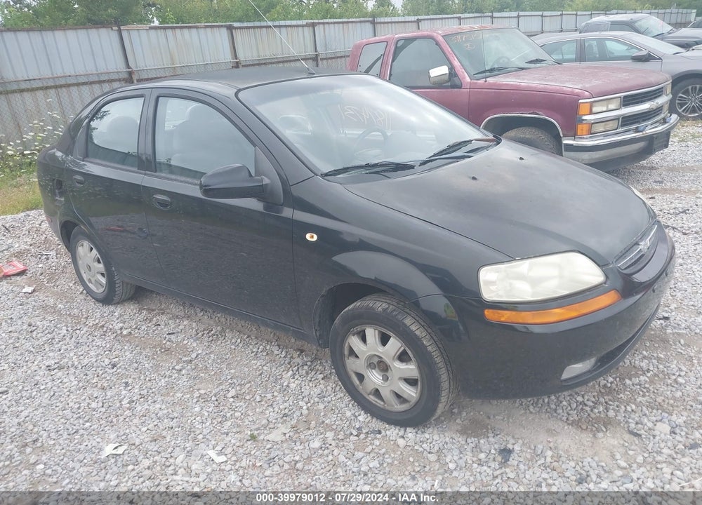 2005 CHEVROLET AVEO LT VIN: KL1TG526X5B413392