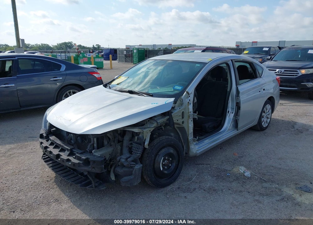 2017 NISSAN SENTRA S VIN: 3N1AB7AP5HY255234