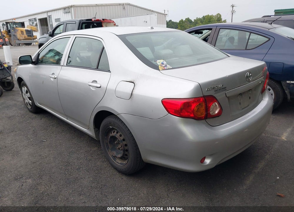 2009 TOYOTA COROLLA VIN: JTDBL40E999065621