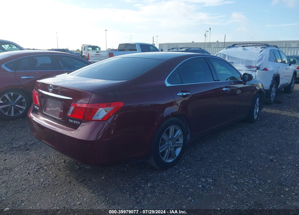 2008 LEXUS ES 350 VIN: JTHBJ46G982194494