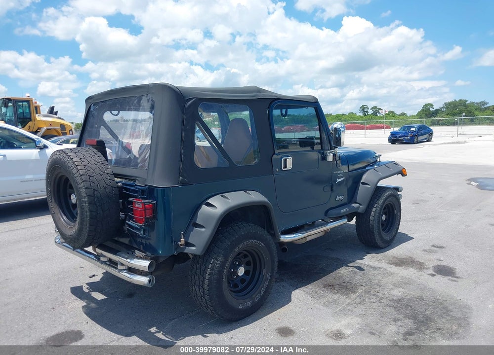 1997 JEEP WRANGLER SPORT VIN: 1J4FY19S5VP513749