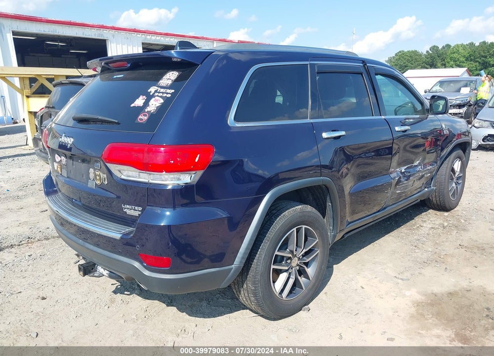 2018 JEEP GRAND CHEROKEE LIMITED 4X4 VIN: 1C4RJFBG8JC424754