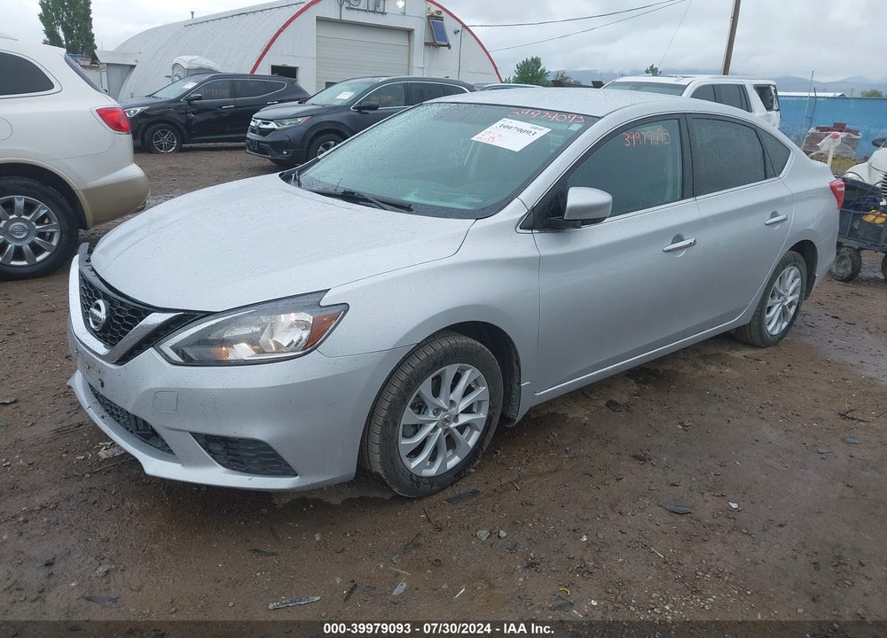2019 NISSAN SENTRA SV VIN: 3N1AB7AP8KL608358