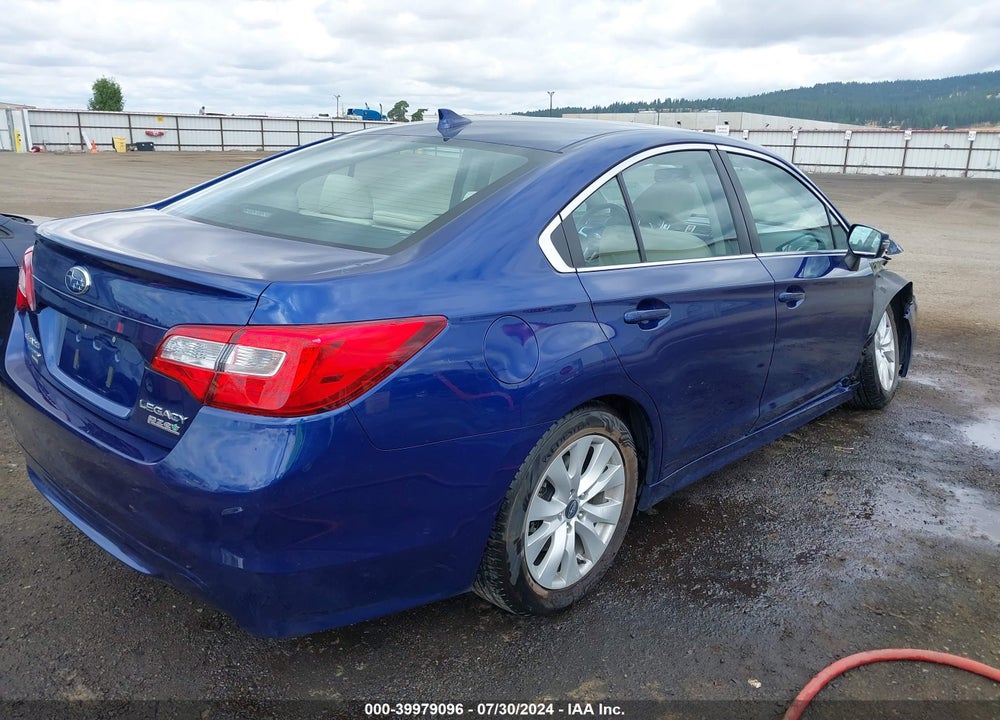 2016 SUBARU LEGACY 2.5I PREMIUM VIN: 4S3BNAF62G3042867