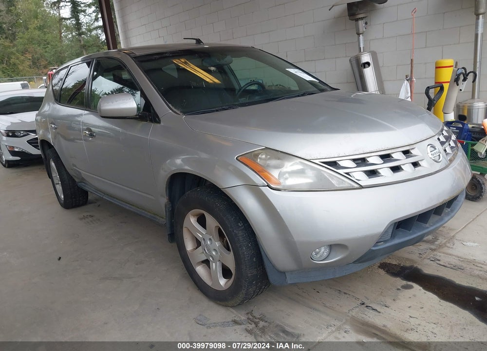 2005 NISSAN MURANO SL VIN: JN8AZ08T55W303809