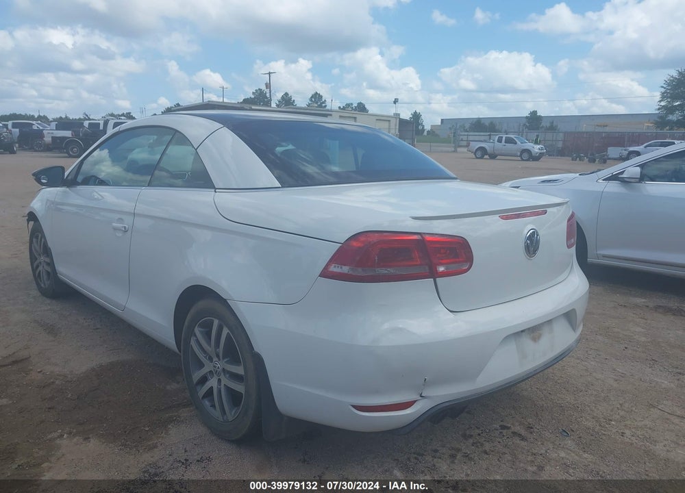 2013 VOLKSWAGEN EOS SPORT VIN: WVWBW8AHXDV000526