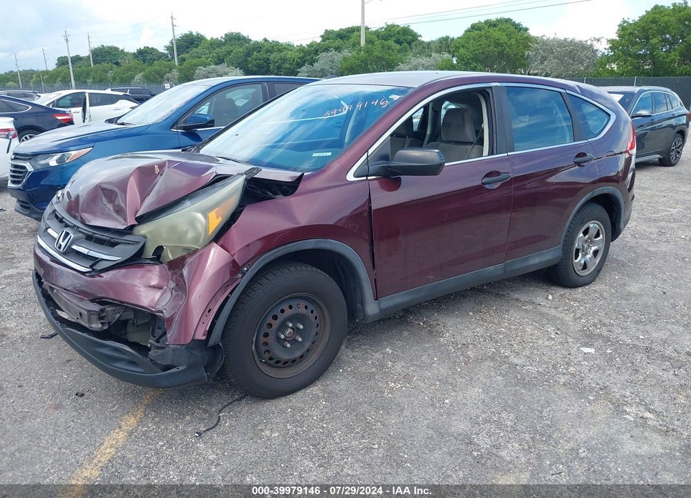 2014 HONDA CR-V LX VIN: 5J6RM3H31EL015599