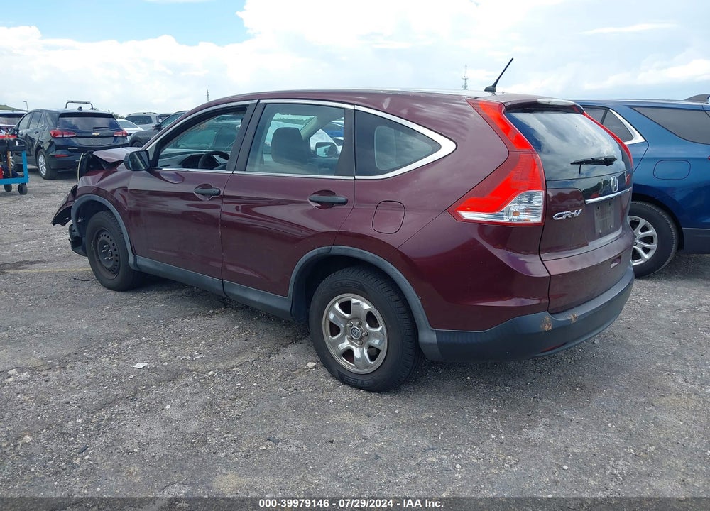 2014 HONDA CR-V LX VIN: 5J6RM3H31EL015599