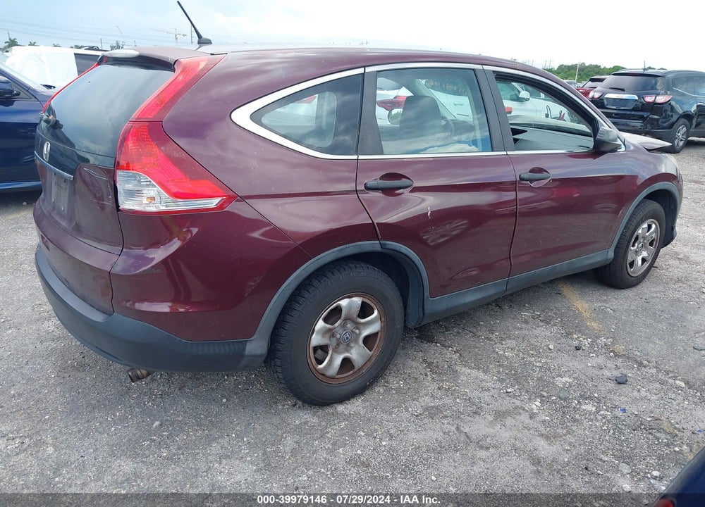 2014 HONDA CR-V LX VIN: 5J6RM3H31EL015599