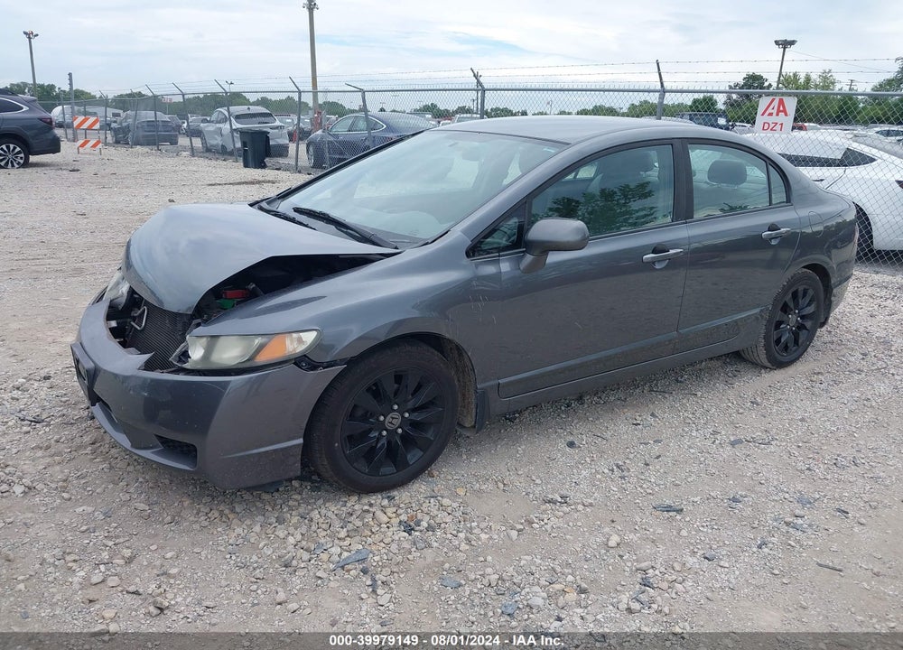 2010 HONDA CIVIC LX VIN: 19XFA1E51AE047418