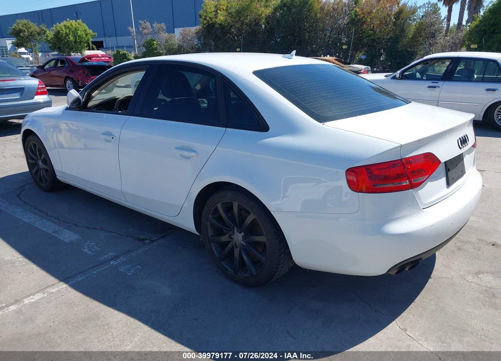 2010 AUDI A4 2.0T PREMIUM VIN: WAUBFAFL9AN060035