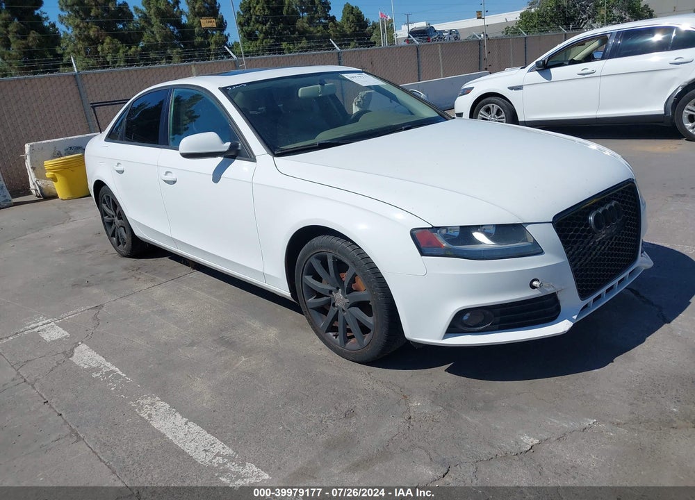 2010 AUDI A4 2.0T PREMIUM VIN: WAUBFAFL9AN060035