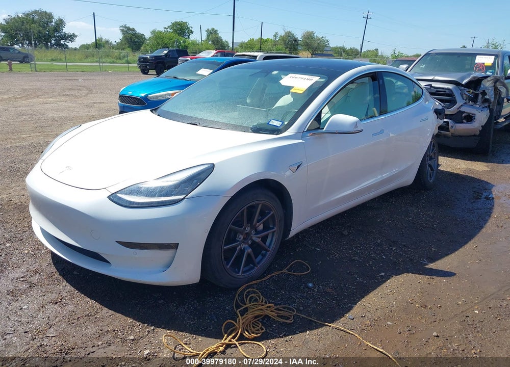 2020 TESLA MODEL 3 LONG RANGE DUAL MOTOR ALL-WHEEL DRIVE VIN: 5YJ3E1EB0LF639709