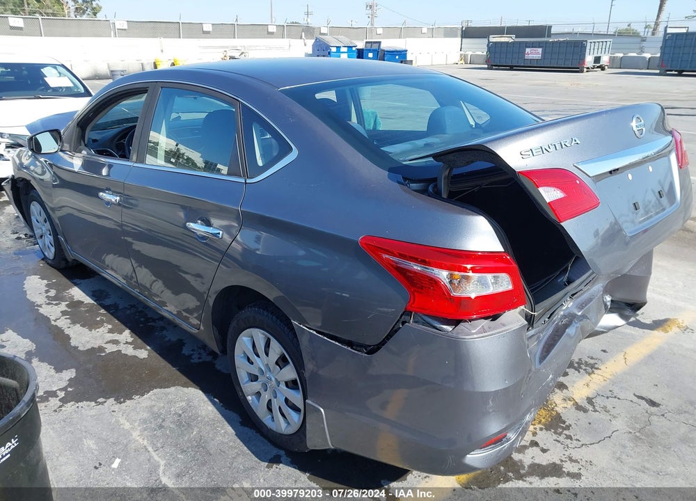 2018 NISSAN SENTRA S VIN: 3N1AB7AP9JY346528