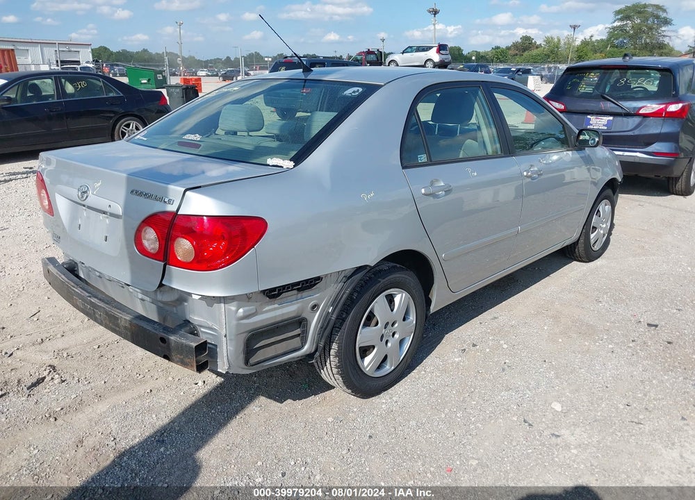 2006 TOYOTA COROLLA LE VIN: JTDBR32E760067860