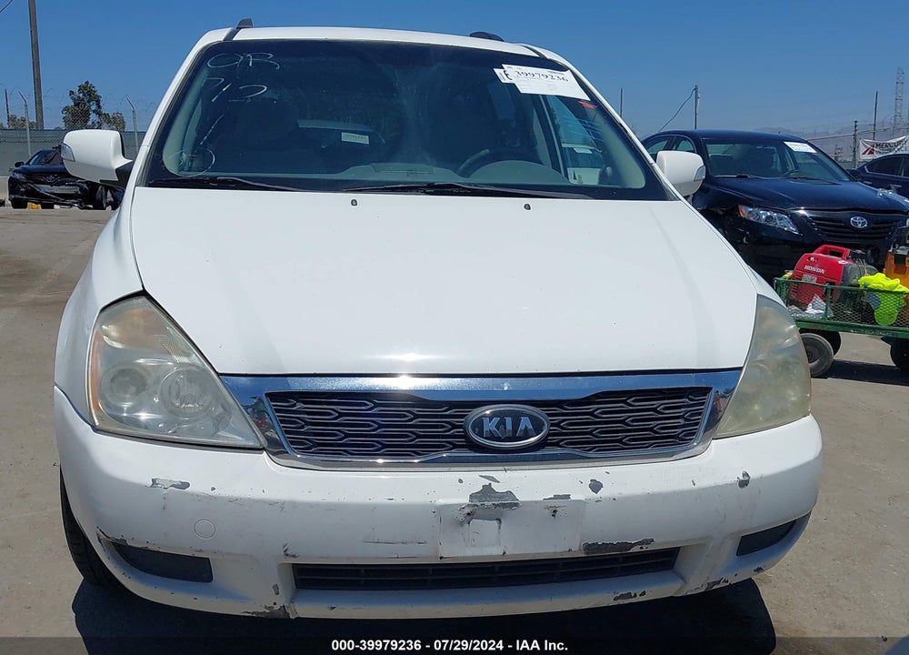 2012 KIA SEDONA LX VIN: KNDMG4C74C6494295