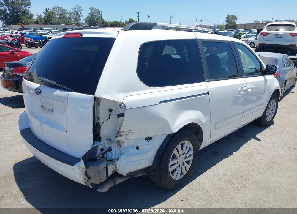 2012 KIA SEDONA LX VIN: KNDMG4C74C6494295