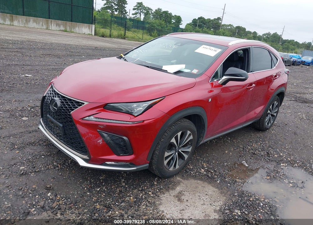 2019 LEXUS NX 300 F-SPORT VIN: JTJBARBZ5K2210670