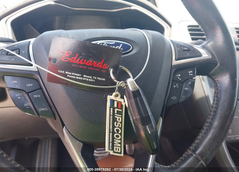 2013 FORD FUSION TITANIUM VIN: 3FA6P0K99DR268445