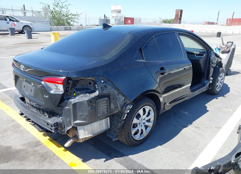 2020 TOYOTA COROLLA LE VIN: 5YFEPRAE4LP078551