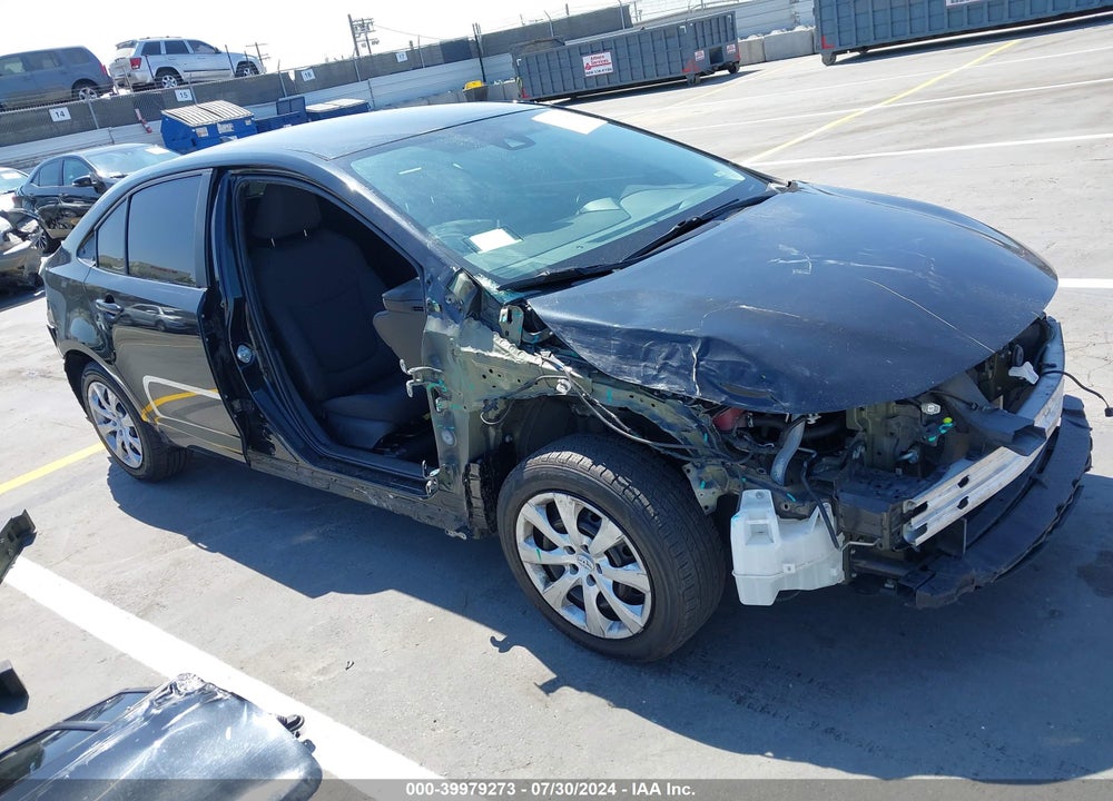 2020 TOYOTA COROLLA LE VIN: 5YFEPRAE4LP078551