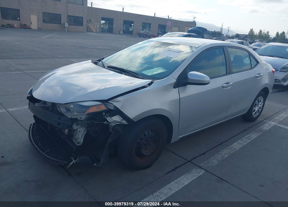 2014 TOYOTA COROLLA VIN: 5YFBURHE2EP038781