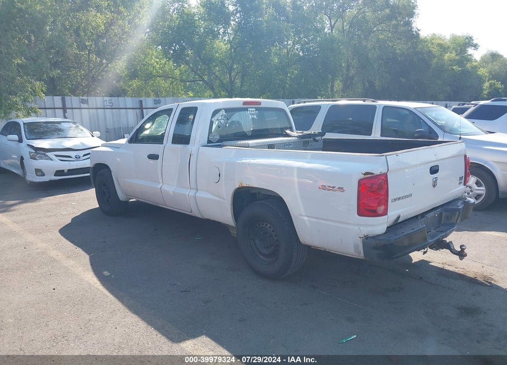 2008 DODGE DAKOTA ST VIN: 1D7HW22N08S581852