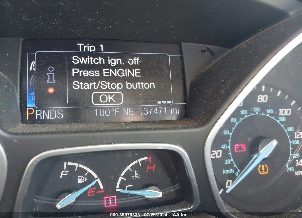 2013 FORD FOCUS TITANIUM VIN: 1FADP3N23DL138358