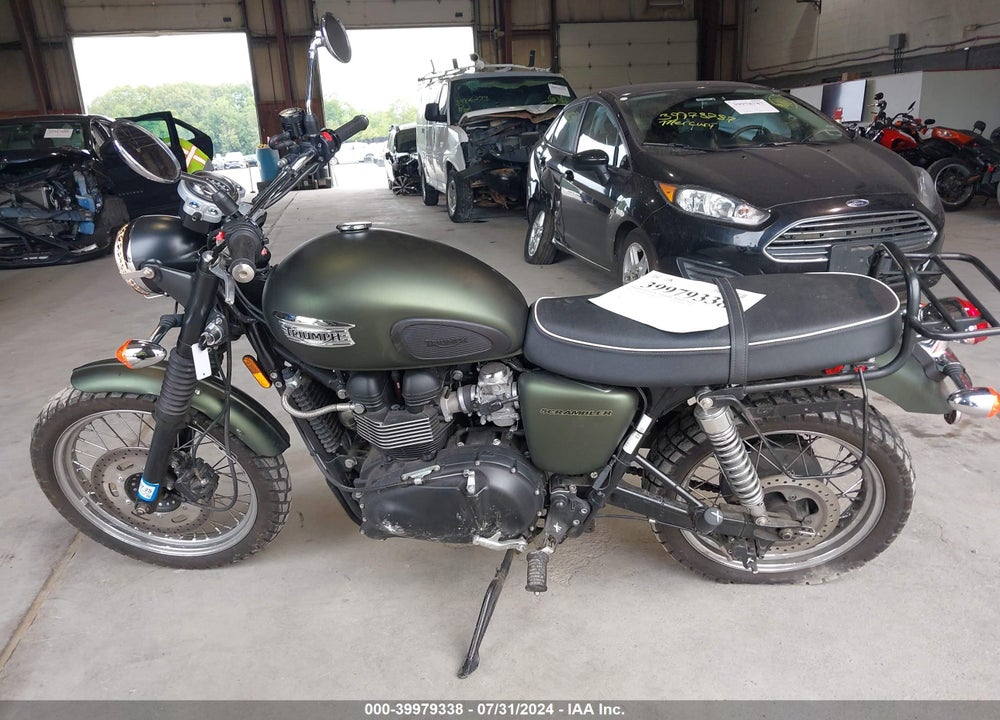 2009 TRIUMPH MOTORCYCLE SCRAMBLER VIN: SMT925RN99T379283