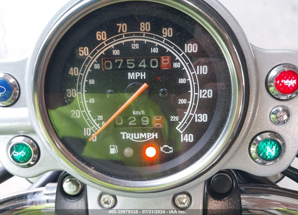 2009 TRIUMPH MOTORCYCLE SCRAMBLER VIN: SMT925RN99T379283