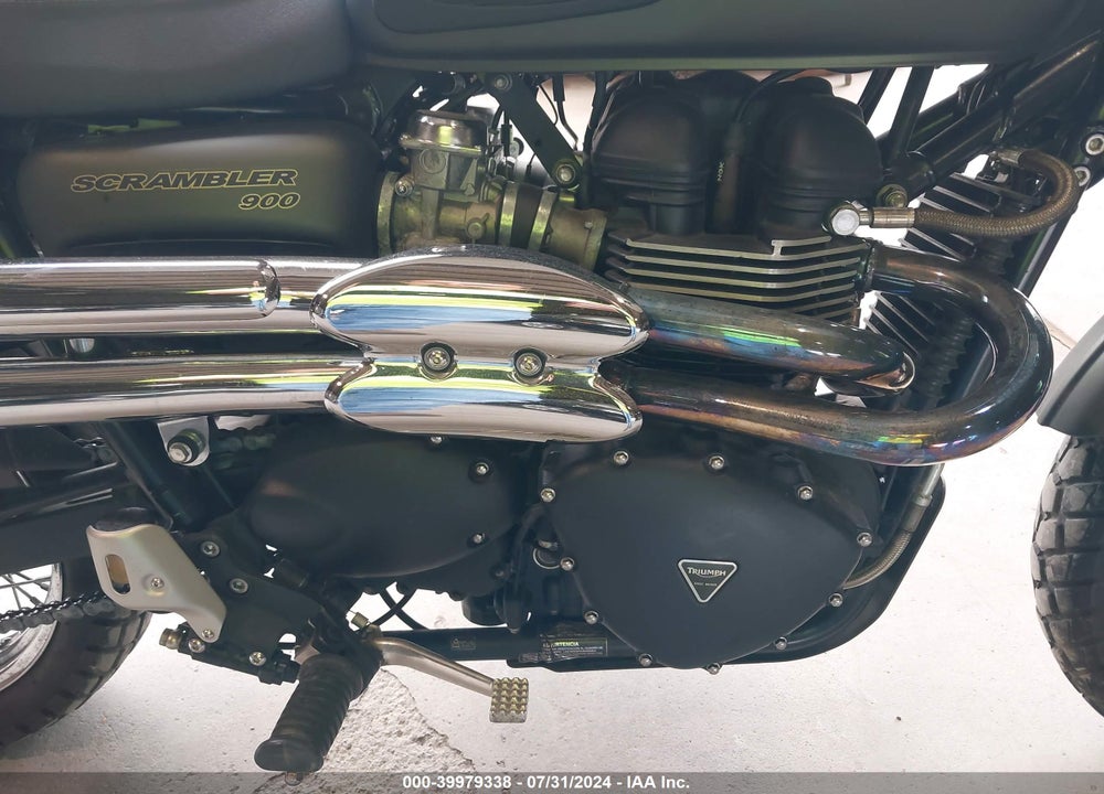 2009 TRIUMPH MOTORCYCLE SCRAMBLER VIN: SMT925RN99T379283