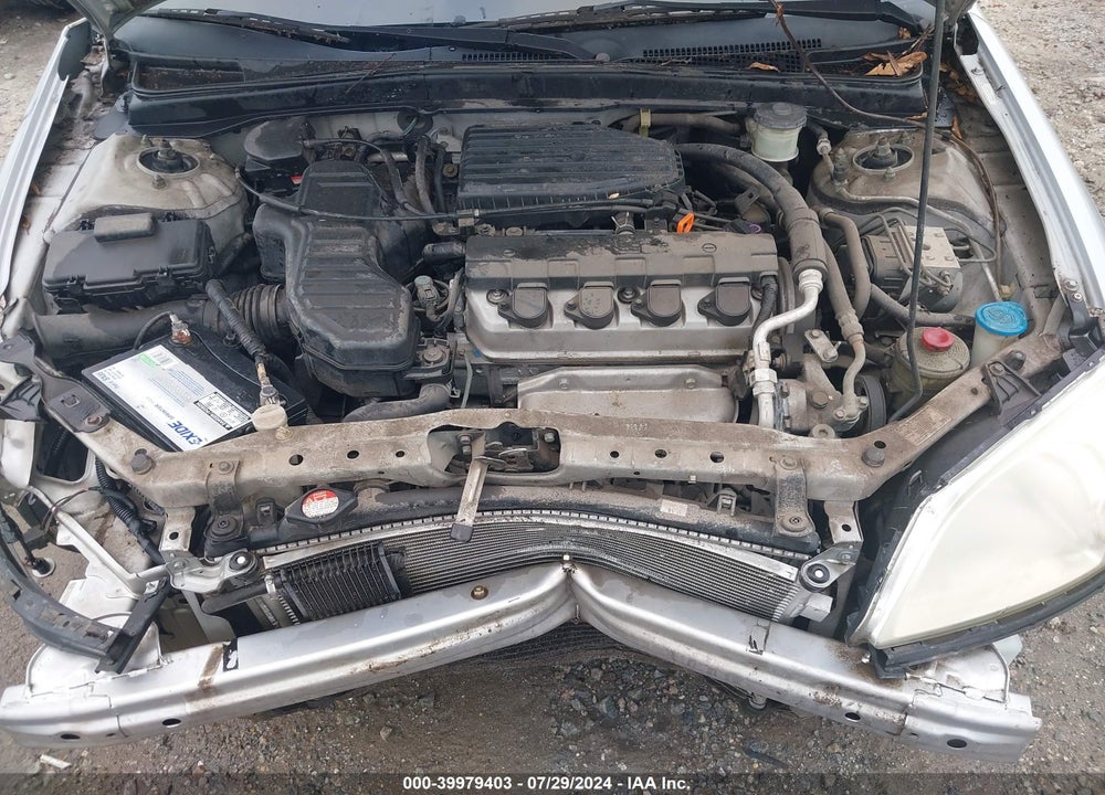 2002 HONDA CIVIC EX VIN: 1HGES267X2L026107