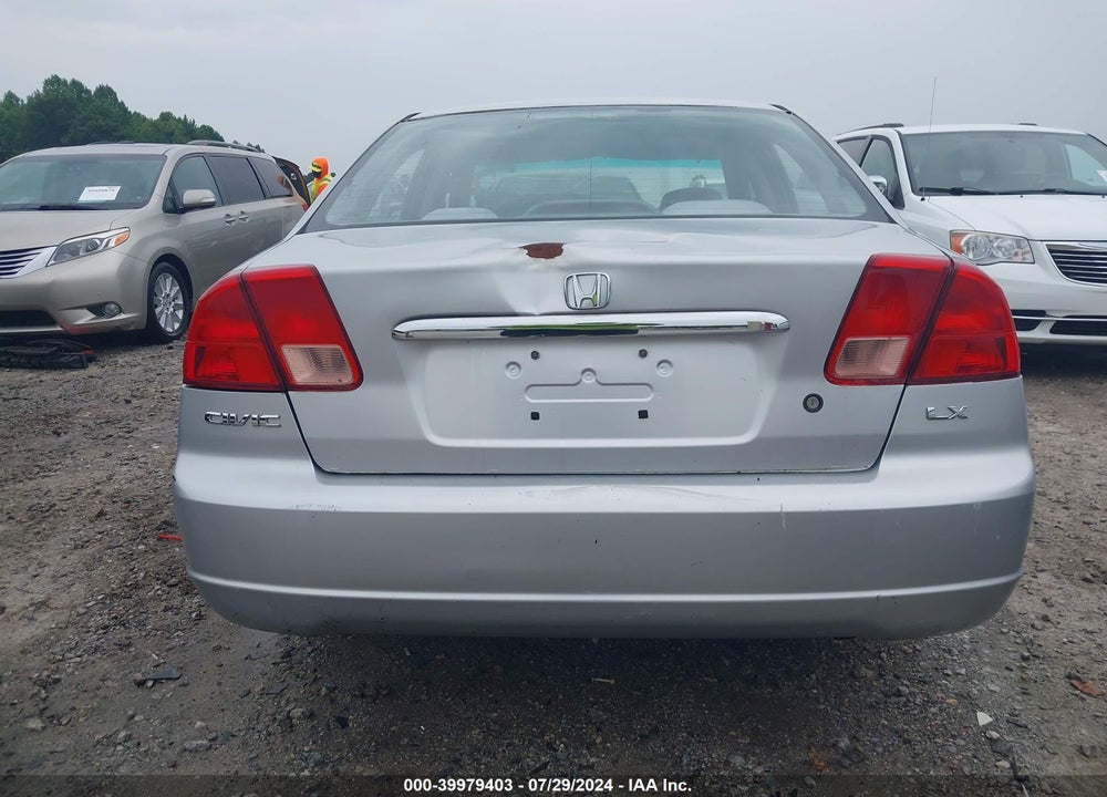 2002 HONDA CIVIC EX VIN: 1HGES267X2L026107