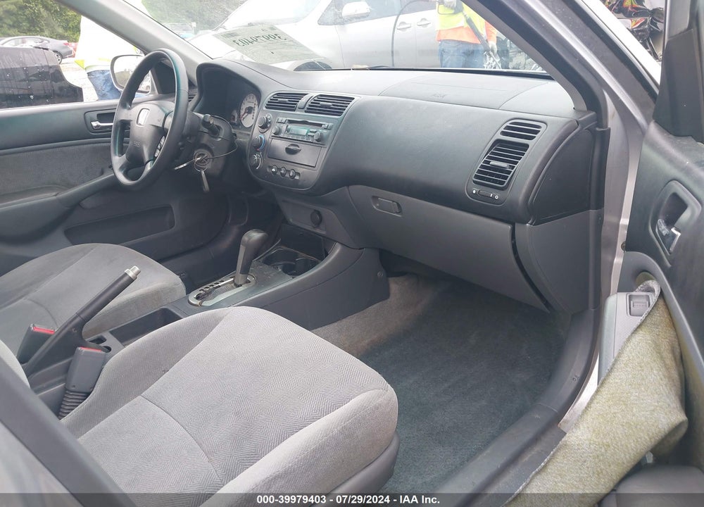 2002 HONDA CIVIC EX VIN: 1HGES267X2L026107