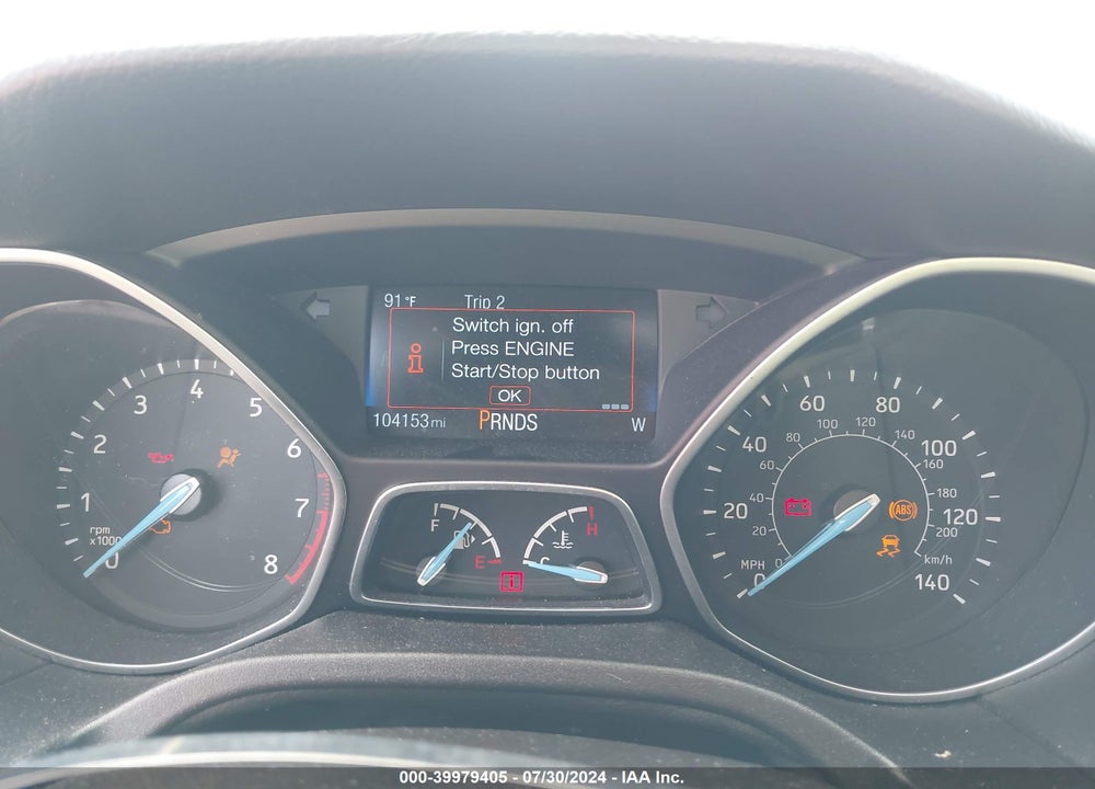 2015 FORD FOCUS TITANIUM VIN: 1FADP3N28FL300178
