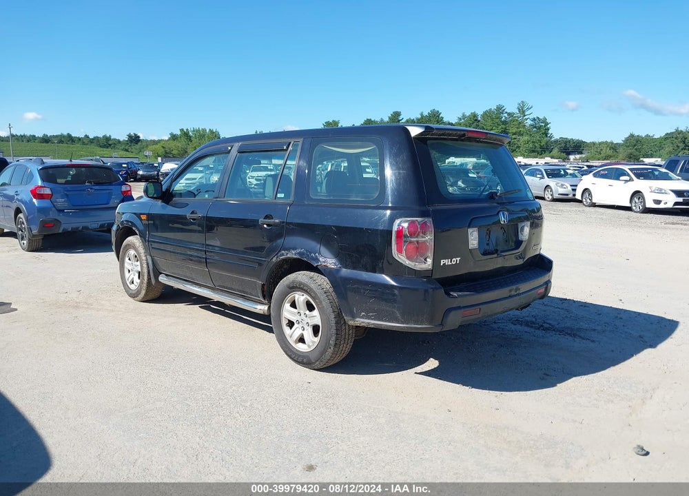 2006 HONDA PILOT LX VIN: 2HKYF181X6H521470