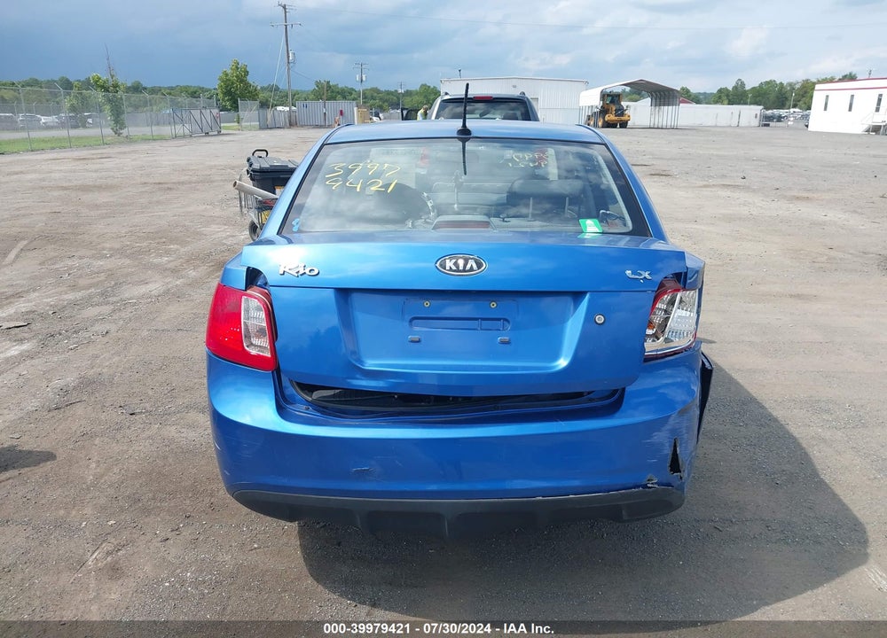 2010 KIA RIO LX VIN: KNADH4A3XA6667423