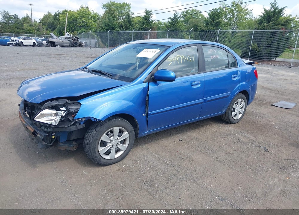 2010 KIA RIO LX VIN: KNADH4A3XA6667423