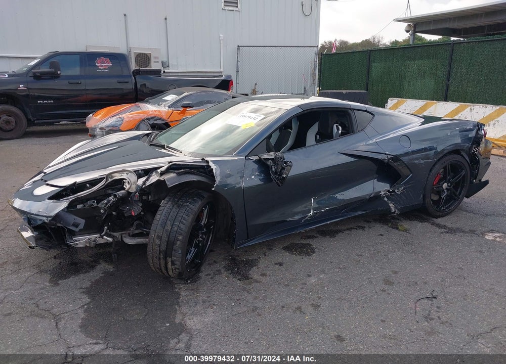 2021 CHEVROLET CORVETTE STINGRAY RWD 2LT VIN: 1G1YB2D44M5113134