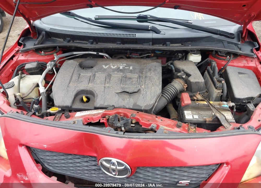 2009 TOYOTA COROLLA S VIN: 2T1BU40E89C119742