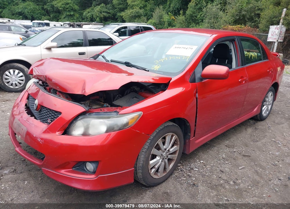 2009 TOYOTA COROLLA S VIN: 2T1BU40E89C119742