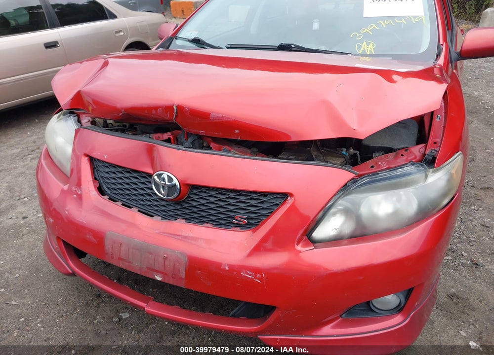 2009 TOYOTA COROLLA S VIN: 2T1BU40E89C119742