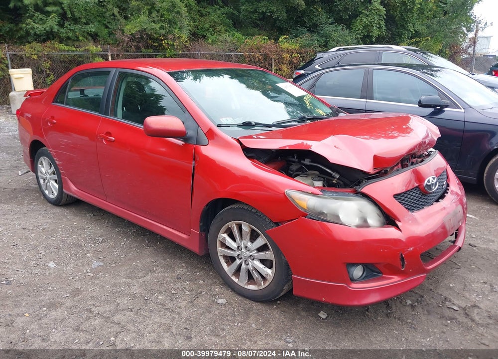 2009 TOYOTA COROLLA S VIN: 2T1BU40E89C119742
