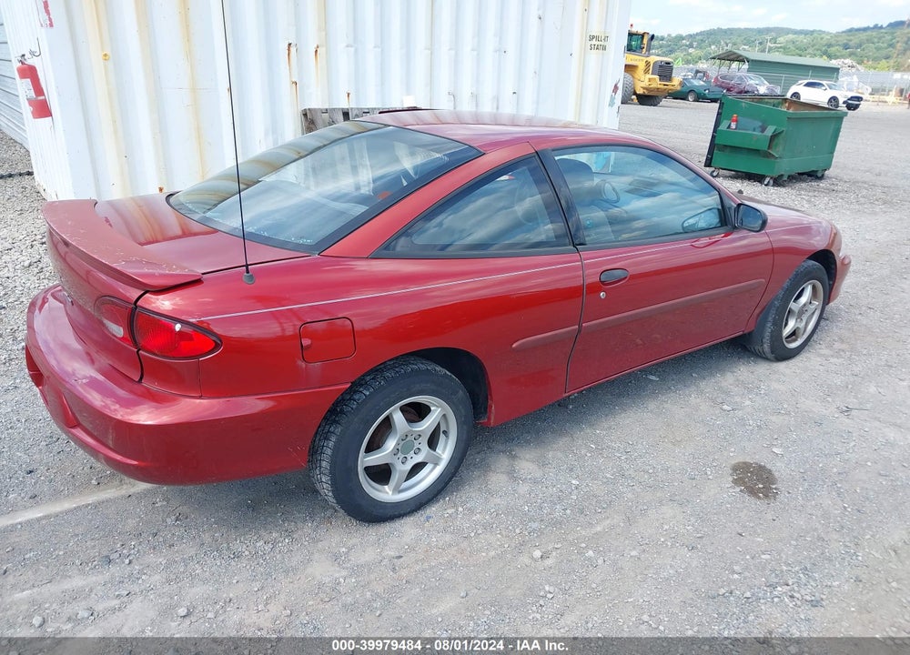 2000 CHEVROLET CAVALIER VIN: 1G1JC1241Y7169280