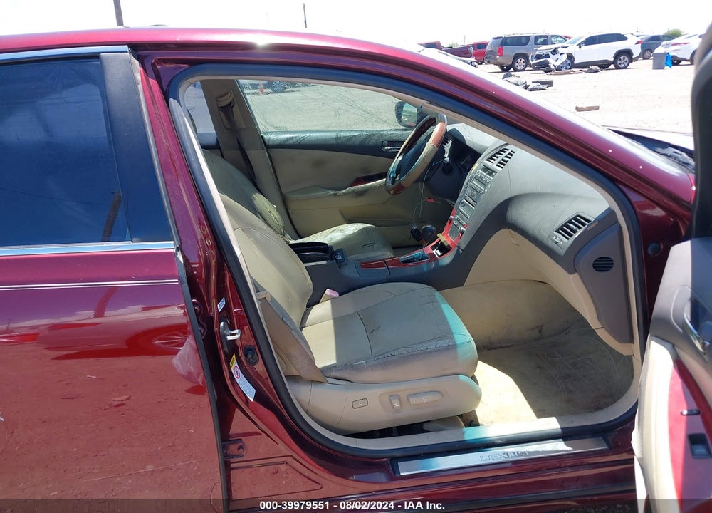 2008 LEXUS ES 350 VIN: JTHBJ46G082202529