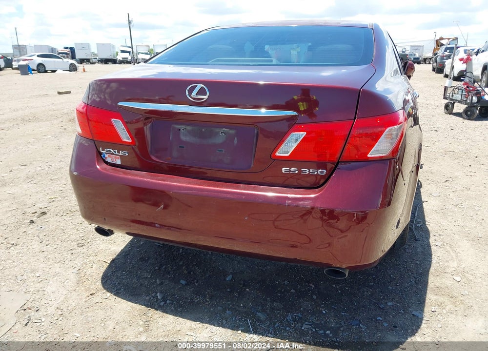 2008 LEXUS ES 350 VIN: JTHBJ46G082202529